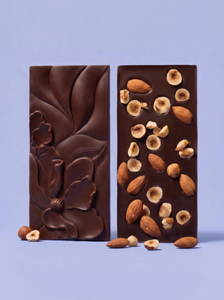 Après L'Étoile Dark Chocolate Almond Hazelnut Tablet back