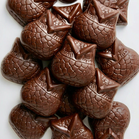 Après Ganache Filled Dark Chocolate Owl