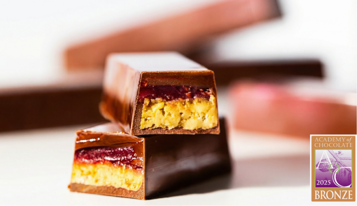 Raspberry Tea + Pistachio  Milk Chocolate Bar