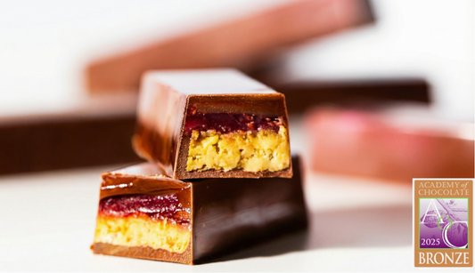 Raspberry Tea + Pistachio  Milk Chocolate Bar